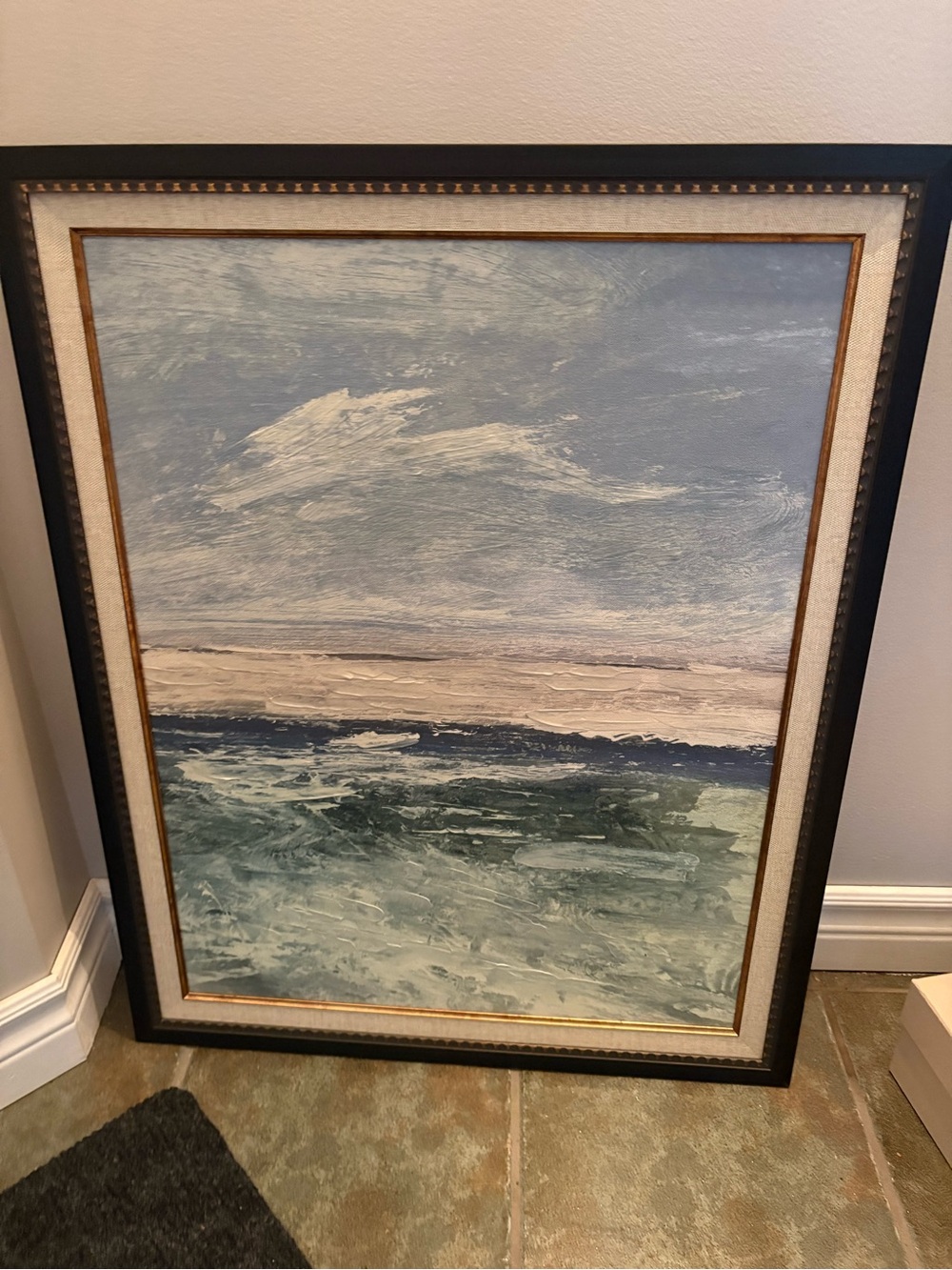 Coastal Abstract in Blue and Green by